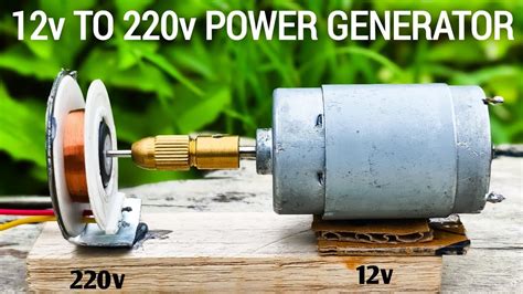 How To Make 12v To 220v Power Generator Free Enargy Generator