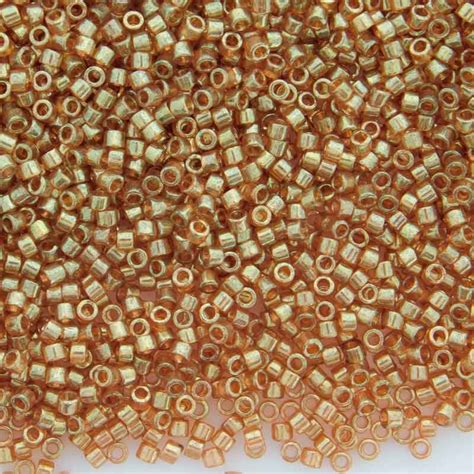 Delica Db Miyuki Gold Lustre Rose Seed Beads Ireland