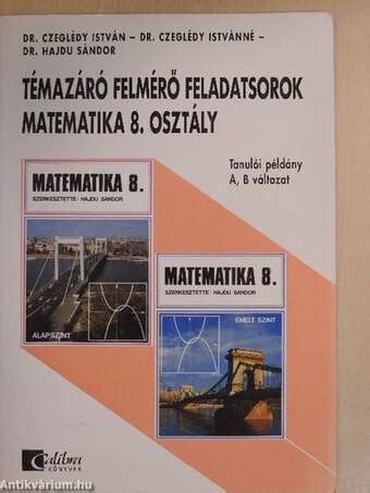 Dr Hajdu S Ndor T Maz R Felm R Feladatsorok Matematika Oszt Ly