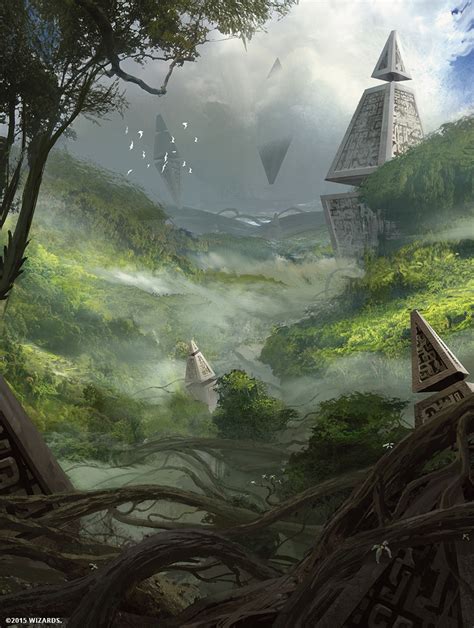 Canopy Vista Expeditions Mtg Art From Battle For Zendikar Set By