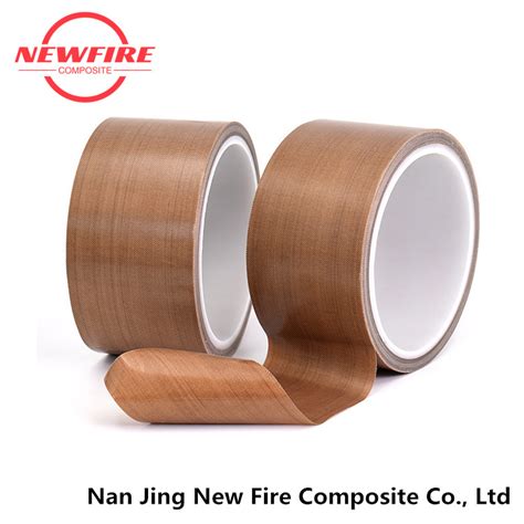 Adhesive Tape Heat Resistant PTFE Chemical Fireproof Fiberglass Fabric