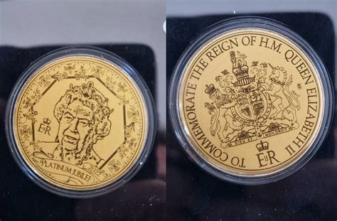 Grossbritannien The Queens Platinum Jubilee Oz Er Gold