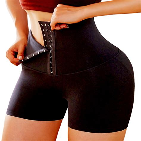 Shorts High Waist Trainer Lift Up Butt Lifter Body Shaper With Hooks