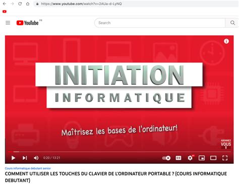 Comment Télécharger Une Vidéo Youtube Initiation Informatique