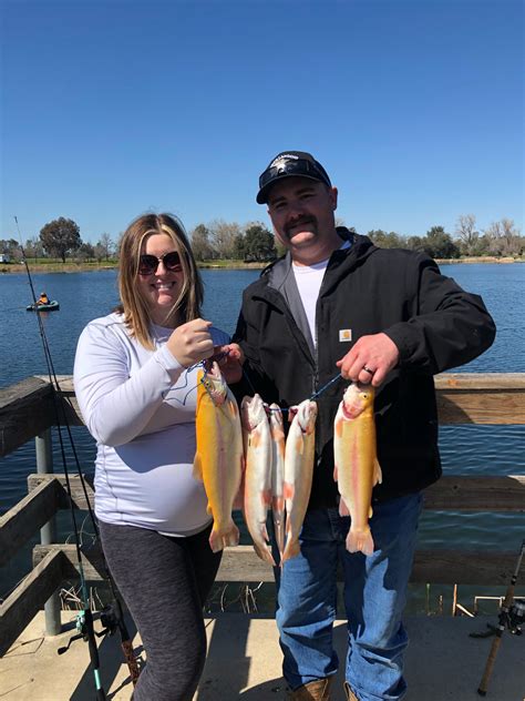 Stringing some lightning trout at 8mos prego : r/Fishing