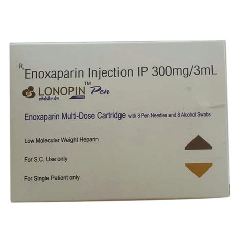 Lonopin Pen Mg Ml Enoxaparin Injection At Rs Piece