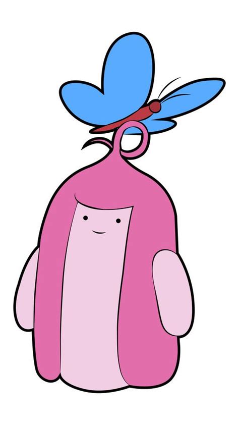 Check Out This Cute Infant Princess Bubblegum With A Blue Butterfly