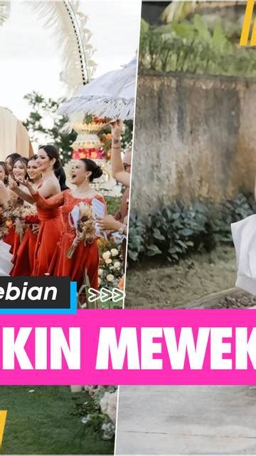 Gelar Resepsi Di Bali Mahalini Rizky Febian Sampaikan Wedding Speech