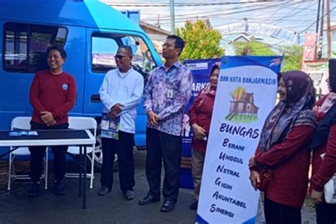 Mobil Bungas Bnnk Banjarmasin Jumat Bersinar Di Kelurahan Sungai Andai