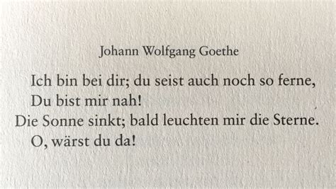 Goethe Poems In German | DE Goethe