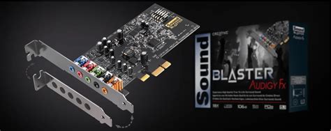 New Creative Sound Blaster Audigy Fx Sb Sound Card Pci E