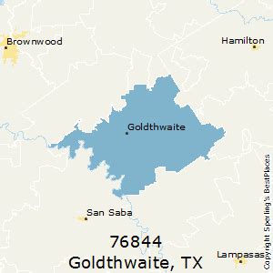 Goldthwaite (zip 76844), TX