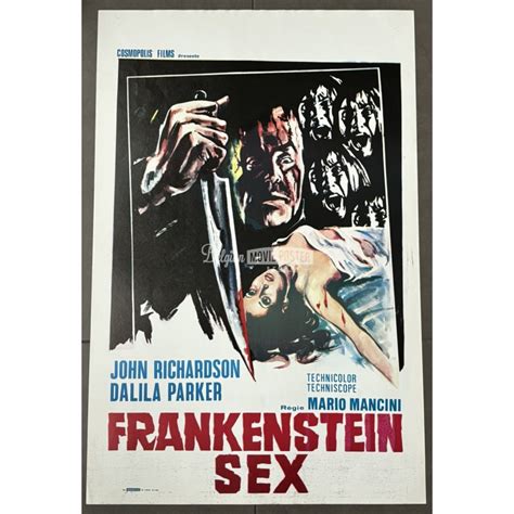 Frankenstein Sex Frankenstein 80 Belgian Movie Poster Store