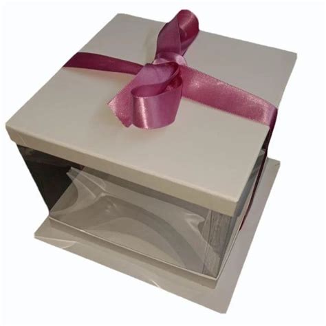 Plain Cake Cardboard Box 500 Gram With Window At Rs 200 Piece In