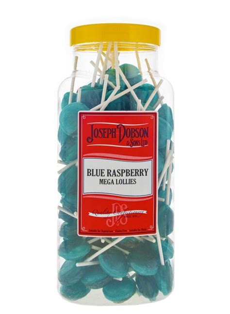 Dobsons Blue Raspberry Mega Lollies – PLY Sweets and Gifts