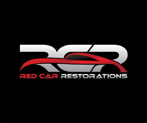 Elegant Playful Automotive Logo Design For Red Car Restorations By