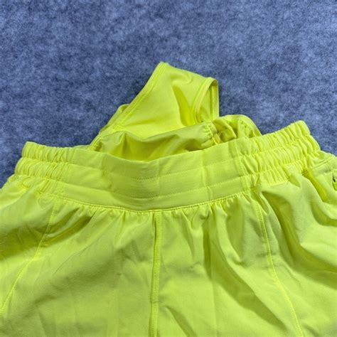 Lululemon Athletica Shorts New Lululemon Size 6 Hotty Hot Low Rise Lr Lined Short 4 Electric