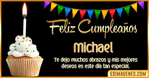 Feliz Cumplea Os Michael Tarjetas Y