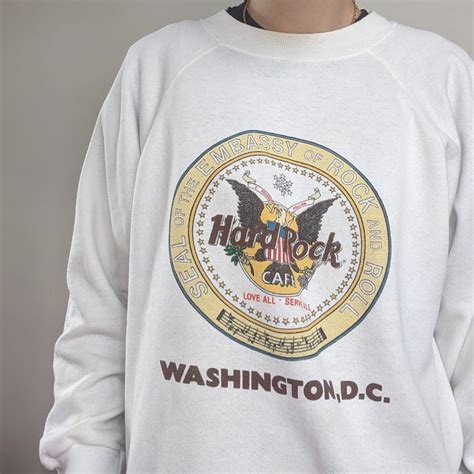 Hard Rock Cafe Men S Multi Sweatshirt Depop