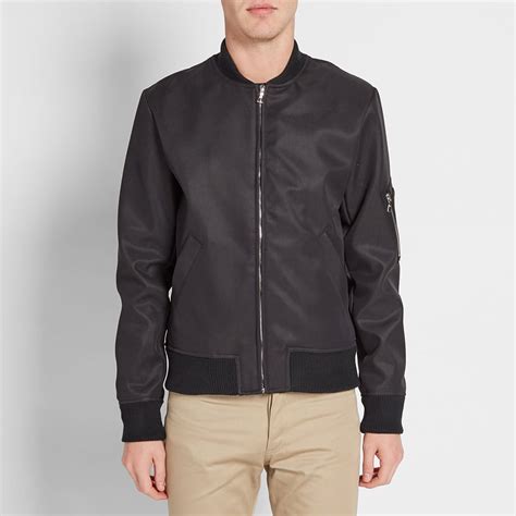 Apc Ma 1 Bomber Jacket Black End