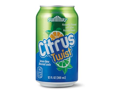 12 Pack Canned Citrus Twist Lemon Lime Soda Summit Aldi Us