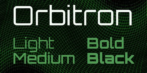 Download Orbitron font | fontsme.com