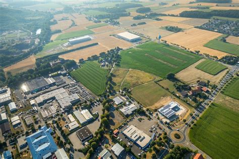 Ahlen Aus Der Vogelperspektive Industrie Und Gewerbegebiet In Ahlen