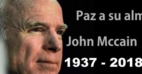 Noticias de Rep Dom y el Mundo Murió John McCain héroe de la