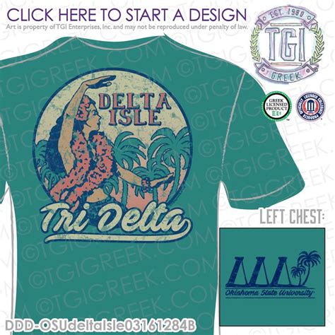 TGI Greek Delta Delta Delta Social Greek Apparel Tgigreek