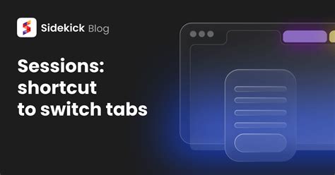 Shortcut to change tabs - How to switch tabs