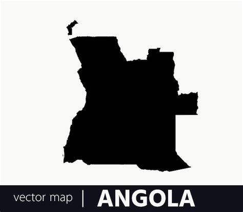 Premium Vector High Detailed Vector Map Angola