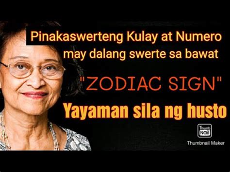 Pinakaswerteng Kulay At Numero Na May Dalang Swerte Sa Bawat Zodiac