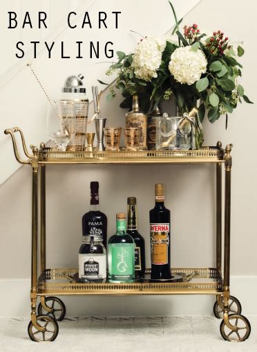 Bar Cart Styling 101 - Everything Home Designs