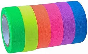 Yotino Rolls Neon Tapes Fluorescent Adhesive Tapes Neon Gaffer Cloth