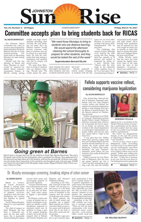 March E Edition Cranston Herald