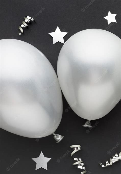 Free Photo | White balloons for party