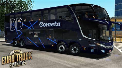 ETS 2 MOD BUS G7 1800 DD COMETA Belo Horizonte Santos EAA