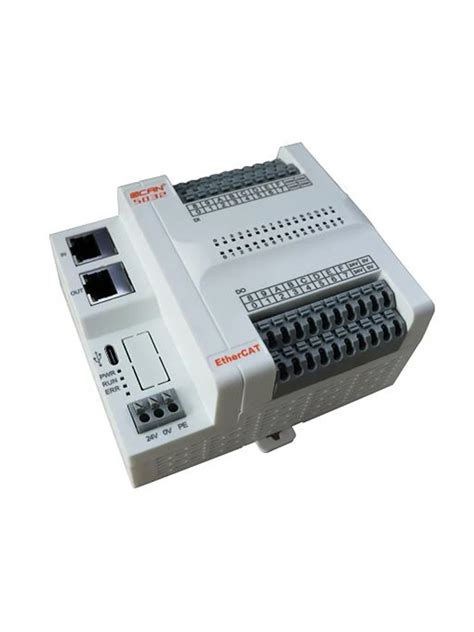 EtherCAT CANopen Remote IO Module With 16 Channel DI DO Default PNP