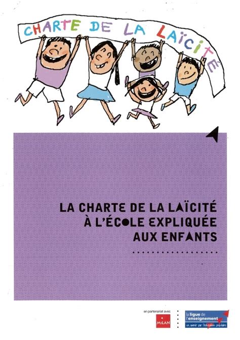 La charte de la laïcité expliquée aux enfants La Ligue de l