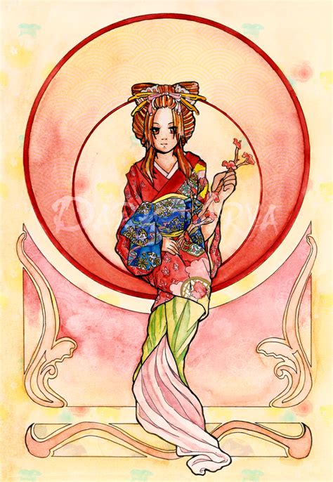 Oiran By Dark Arya On Deviantart