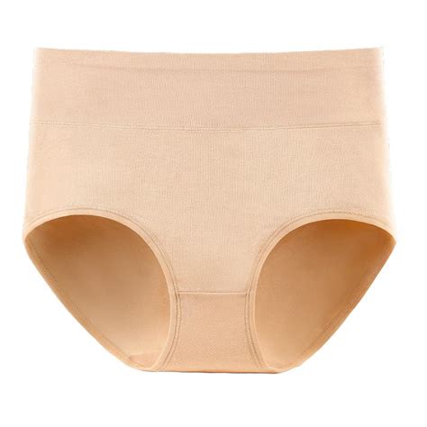 Cheap Langsha High Waist Women S Panties Solid Color Breathable