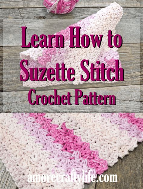 Free Crochet Suzette Stitch Pattern Video Tutorial Easy Crochet Stitch