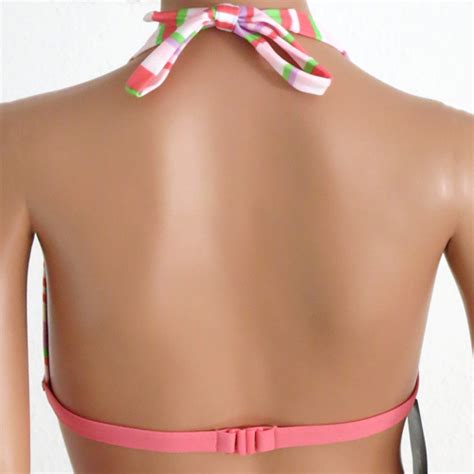 Bademode Skiny Summer Loop Aqua Bikini Oberteil Triangel BH Gr Pink Dessous Insel