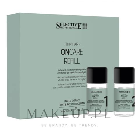 Selective Professional Oncare Refill Treatment Serum Zestaw Makeup Pl