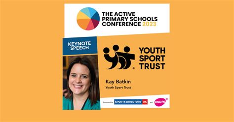 The Active Primary Schools Conference 2023 Keynote Speaker