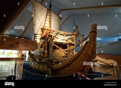 Das Kon Tiki Balsa Holz Schiff Im Kon Tiki Museum In Oslo Norwegen