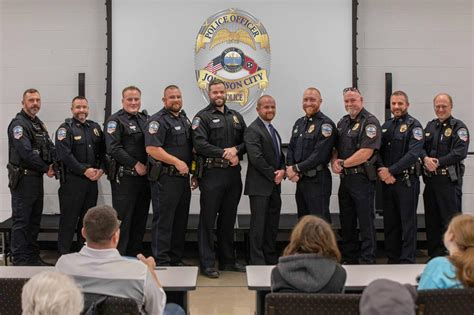 Johnson City Announces Police Promotions Introduces New Officers