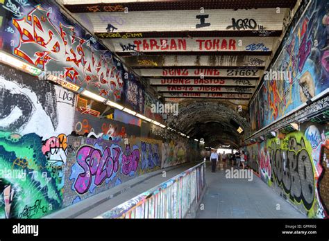 Leake Street Also Known As Graffiti Tunnel Underneath Waterloo Train