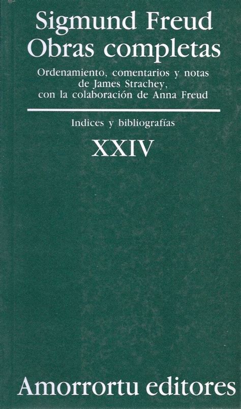 Obras Completas Tomo Xxiv Sigmund Freud Amorrortu Jb Libros