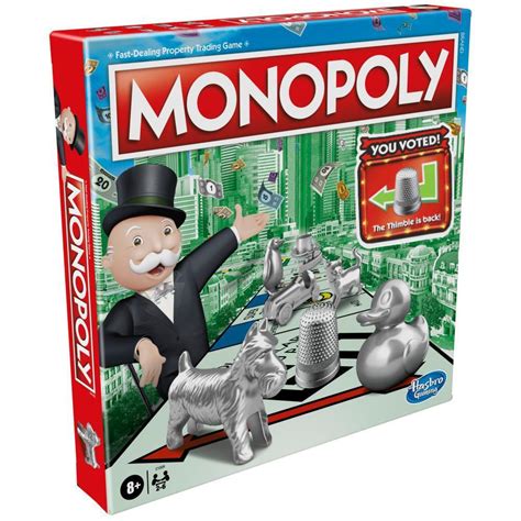 Hasbro Monopoly Classic Board Game 2 6 Players Ages 8